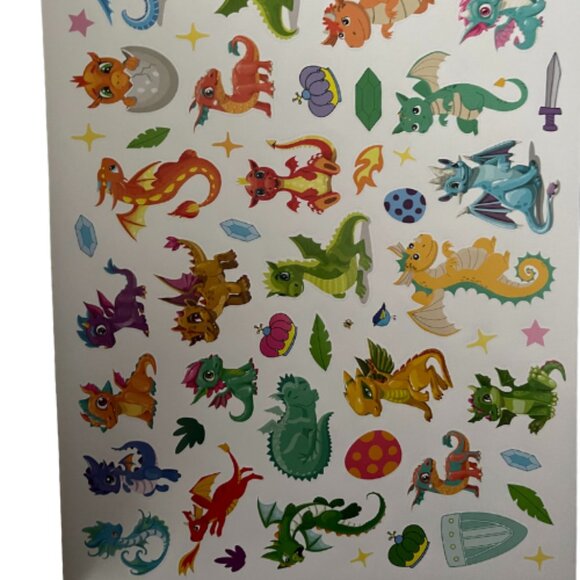 Dragon Kingdom Colouring Set with Lap Desk – Kids 32-Page Book, 100+ Stickers - Picture 3 of 7